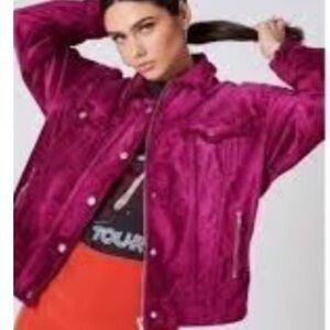 Free People Magenta Jacket